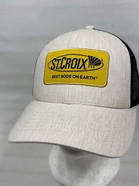 St. Croix Rod Fly Fishing Rods Snapback Mesh Back Baseball Trucker Cap Hat NEW